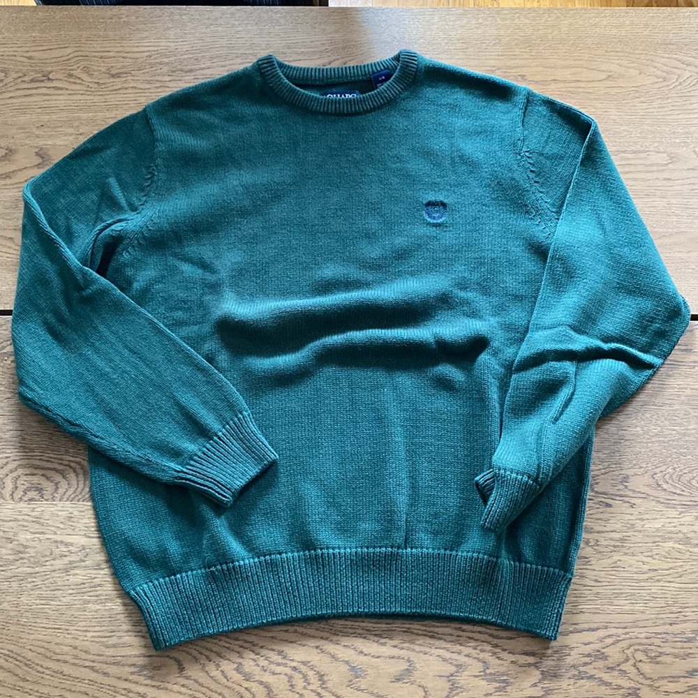 Chaps Green Sweater
